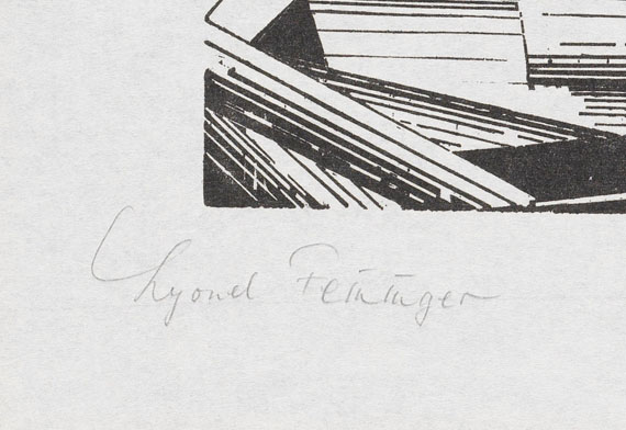 Lyonel Feininger - Kreuzende Segelschiffe, 2 (Segler) - Weitere Abbildung