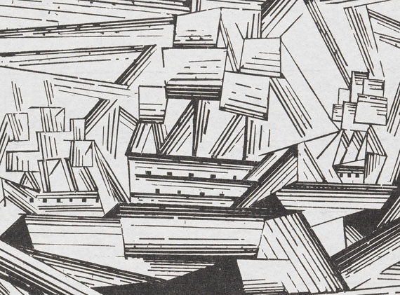 Lyonel Feininger - Kreuzende Segelschiffe, 2 (Segler) - Weitere Abbildung