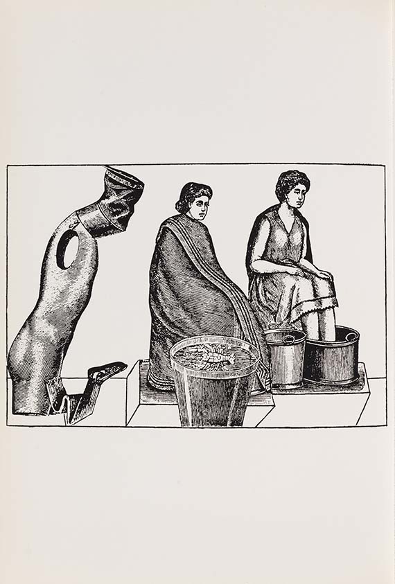 Max Ernst - Les malheurs des immortels (mit Texten von Paul Eluard)
