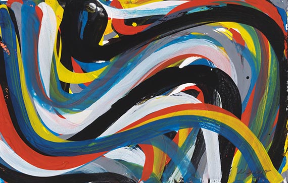 Sol LeWitt - Wavy Brushstrokes