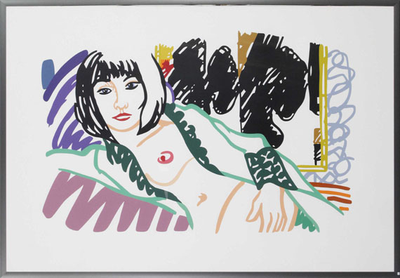 Tom Wesselmann - Monica in robe with Motherwell