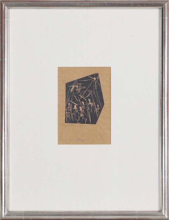 Lyonel Feininger - DA-DA I (Der Abgott) - Rahmenbild