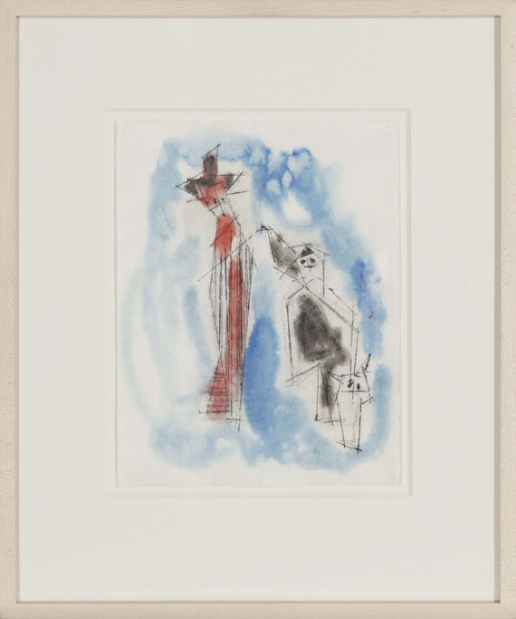 Lyonel Feininger - Three Figures - Rahmenbild