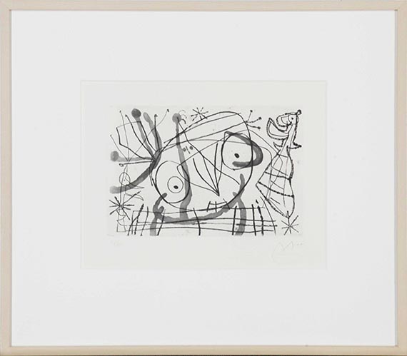 Joan Miró - after - Aus: Fissures - Rahmenbild