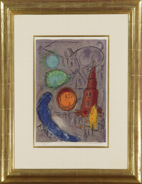 Marc Chagall - Saint-Germain-des-Prés - Rahmenbild