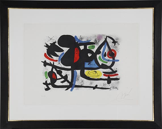 Joan Miró - La Luge des Amants II - Rahmenbild