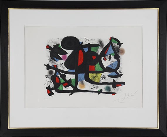 Joan Miró - La Luge des Amants I - Rahmenbild
