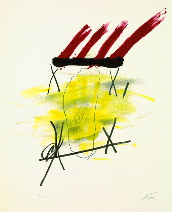 Antoni Tàpies - La main jaune