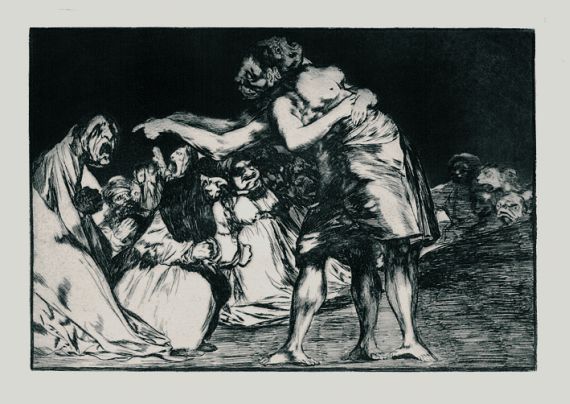 Francisco de Goya - Disparate matrimonial (Die schlecht Verheiratete)