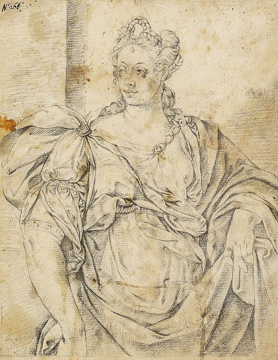 Tiziano Vecellio gen. Tizian - Nachfolge - Damenporträt