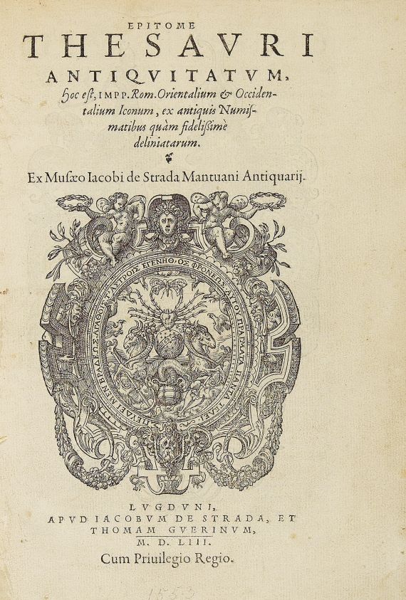 Jacobus de Strada - Epitome thesauri antiquitatum. 1553.