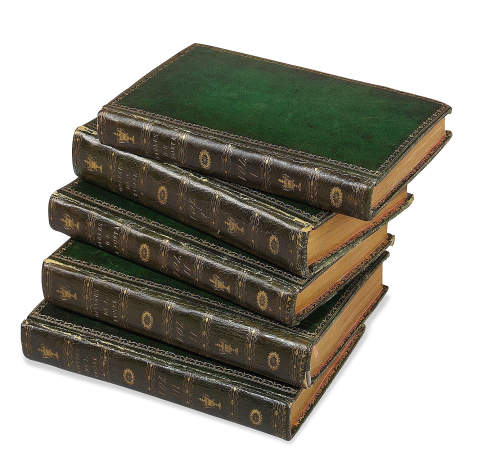 Auteurs classiques - Racine (1784), La Fontaine (1789), zus. 5 Bde.