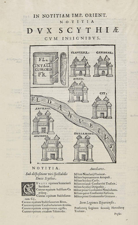 Guido Panciroli - Notitia utraque dignitatum cum orientis. 1602.