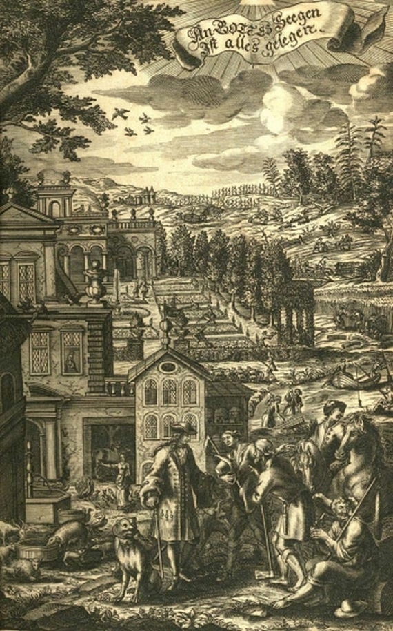 Andreas Glorez - Vollständige Hauß- u. Land-Bibliothec. 2 Bde. 1701