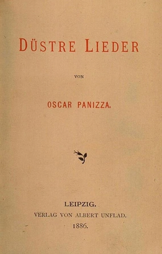 Oskar Panizza - Düstre Lieder