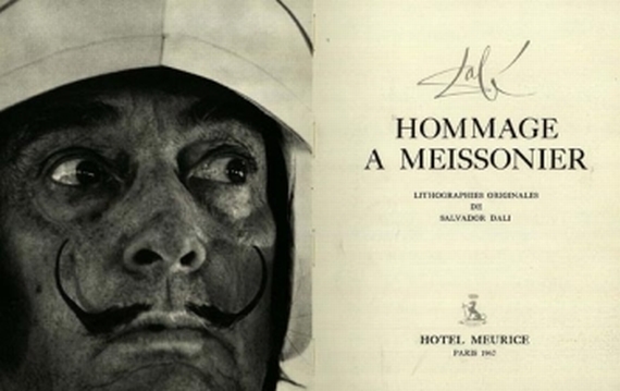 Salvador Dalí - Hommage a Meissonier. 1967.