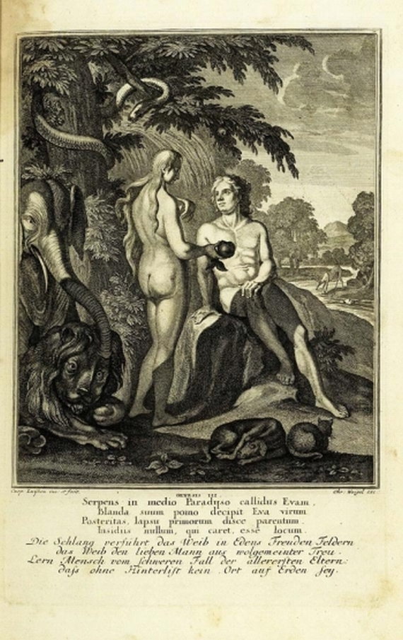 Bilderbibeln - Historiae celebriores. 1712.