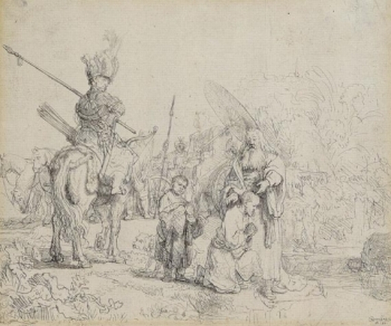 Harmensz. Rembrandt van Rijn - Die Taufe des Kämmerers