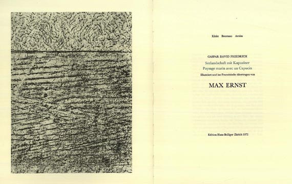 Max Ernst - Seelandschaft mit Kapuziner. 1972