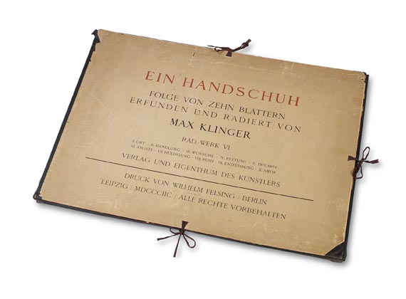 Max Klinger - Ein Handschuh. 1898