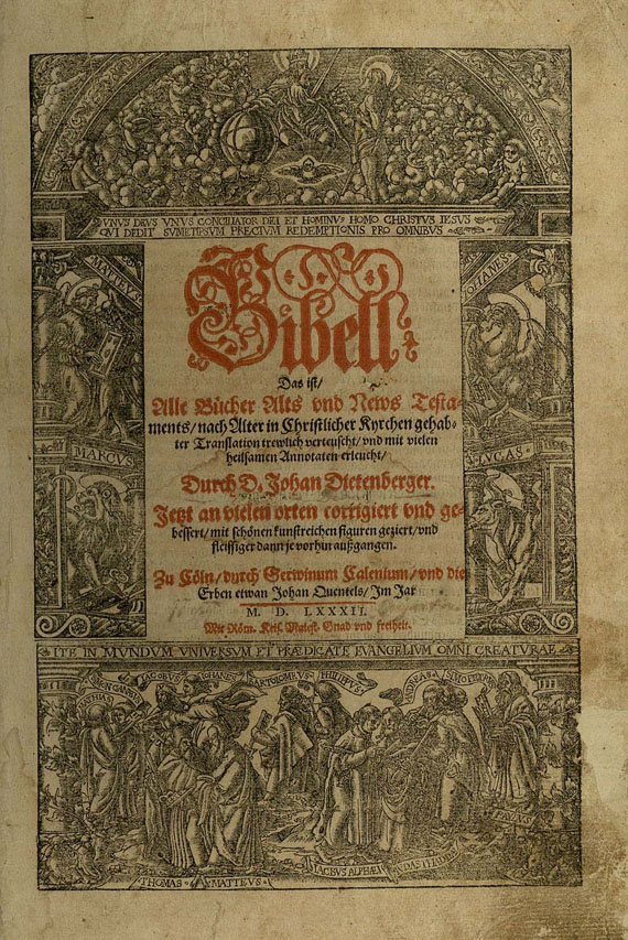   - Biblia germanica. Köln 1582.