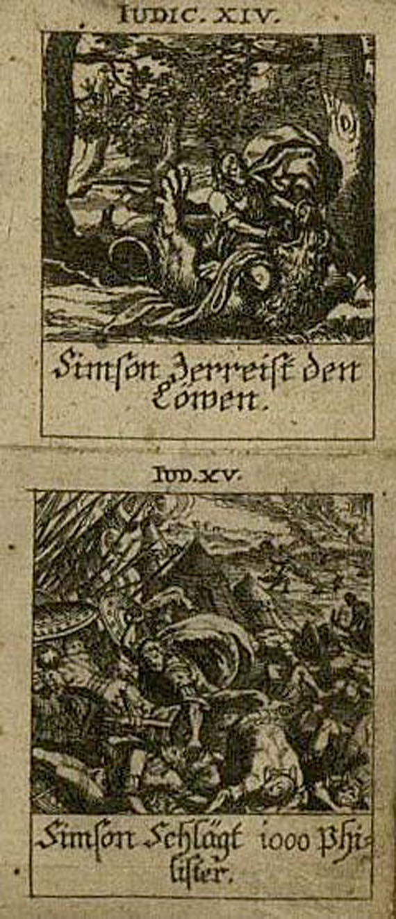   - Bilderbibel, (um 1690).