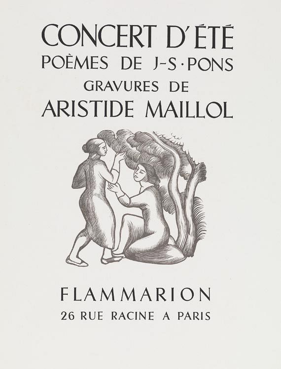 Aristide Maillol - Pons, Joseph-Sebastien, Concert d