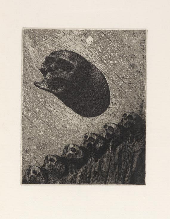 Ernst Fuchs - Jean Paul, Rede vom toten Christus. 1972