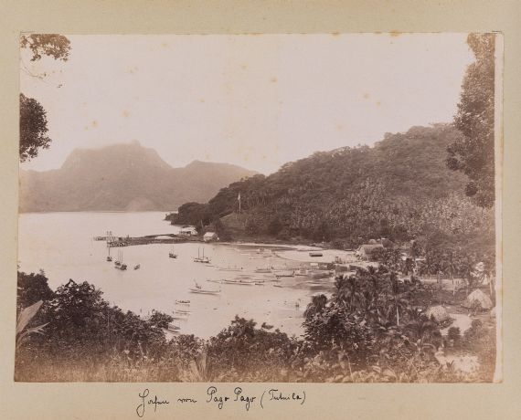 Reiseerinnerungen an Sumatra - Reise Erinnerungen an Samoa. Um 1900.