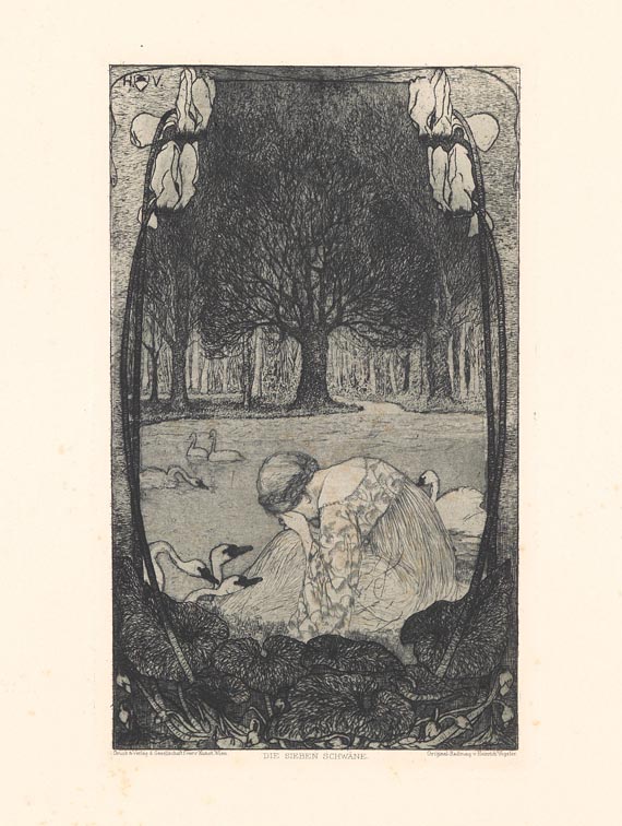   - Jahresmappe der Gellschaft für vervielfält. Kunst. 1898-1922. In Mappe.