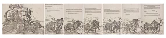 Albrecht Dürer - Der große Triumphwagen. 5. Ausgabe. 1589 - Weitere Abbildung