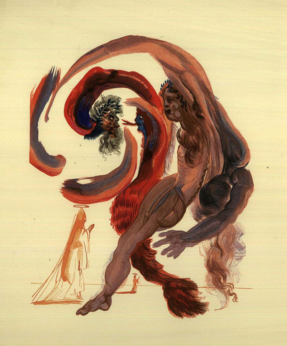 Salvador Dalí - Le purgatoire. Der 4. Kreis (1960)