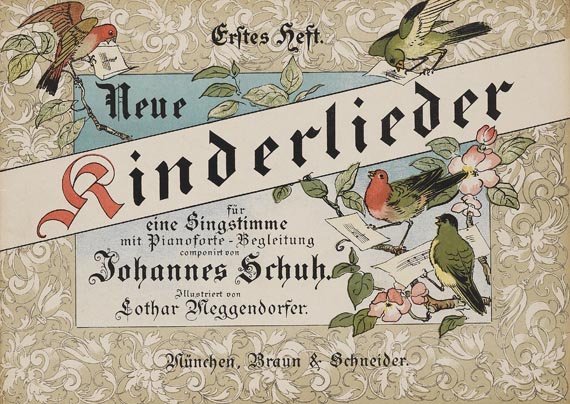 Lothar Meggendorfer - Kinderlieder. 3 Werke (290 / 298 / 268)