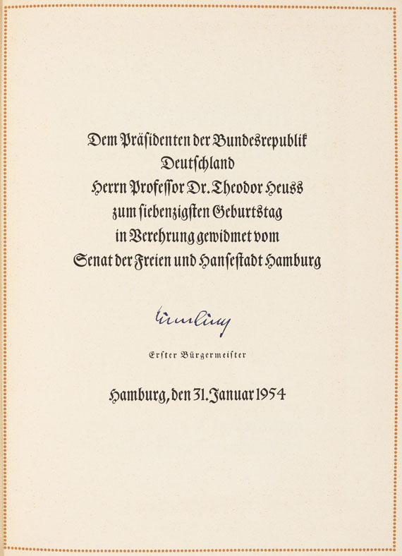 Bilderhandschrift - Bilderhandschrift hamburgischen Stadtrechts. 1917.