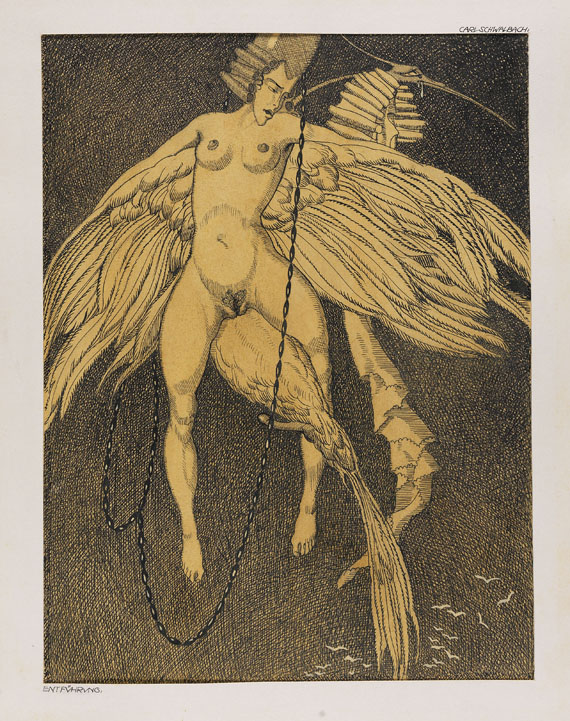 Carl Schwalbach - An Aphrodite. Mappe, 1909.
