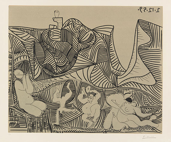 Pablo Picasso - Bacchanale au Hibou