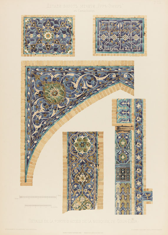   - Les mosqueés de Samarcande. 1905 - Weitere Abbildung