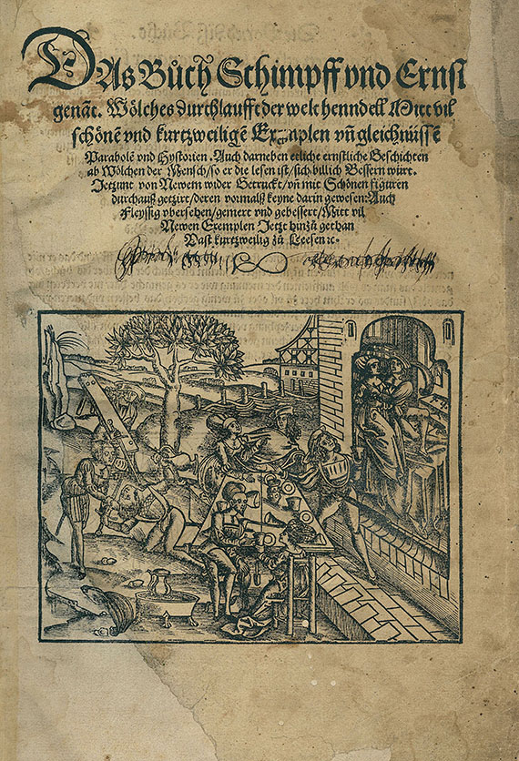 Johannes Pauli - Das Buch Schimpff und Ernst. 1533.