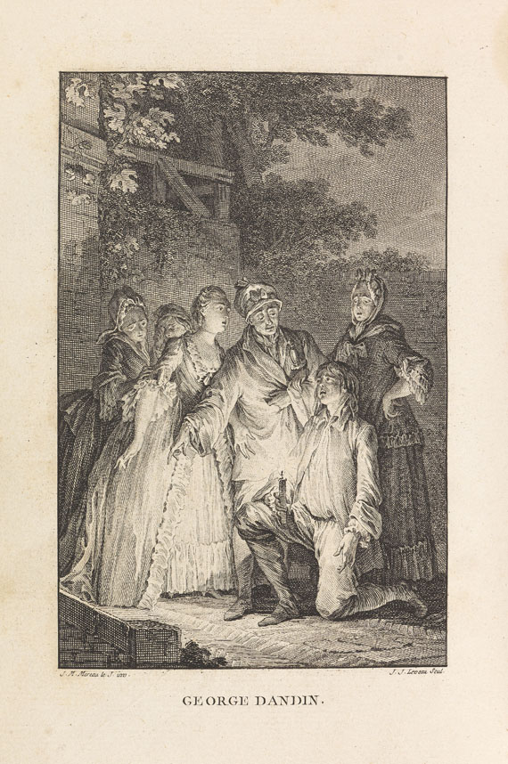Jean Baptiste Poquelin Molière - Oeuvres.1783. 6 Bde..