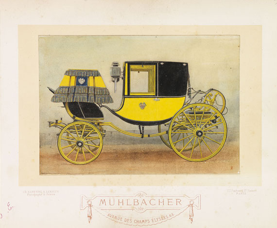   - Album mit 30 kolor. Fotografien der Fa. Mühlbacher. Um 1885