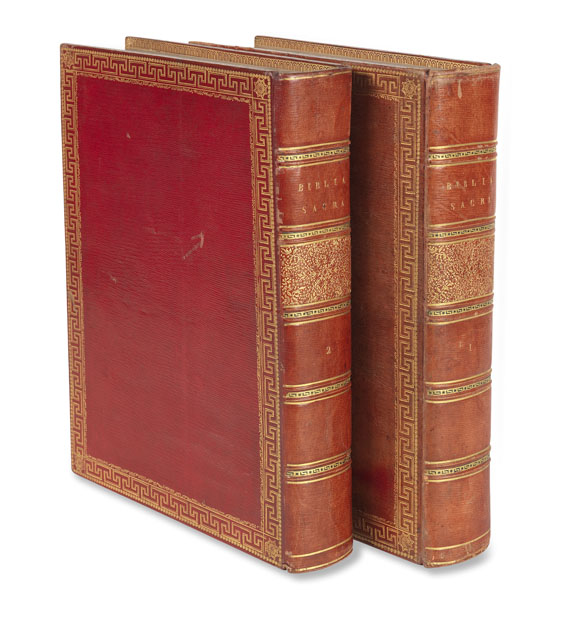 Biblia latina - Biblia Latina. Bibliorum Sacrorum. 2 Bde. 1785