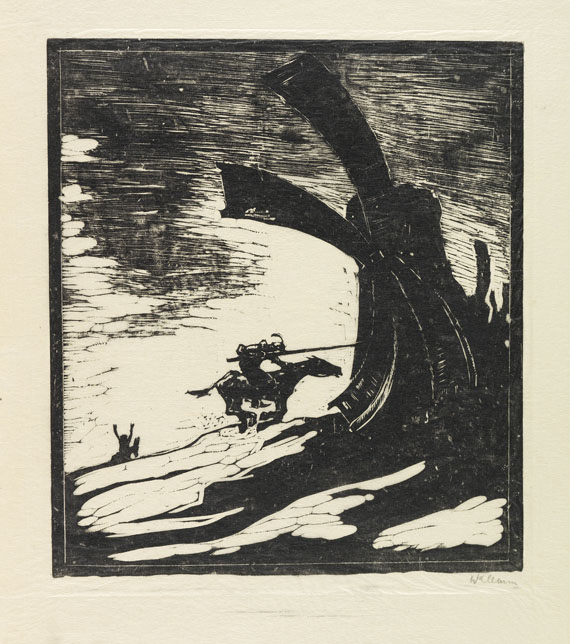 Walther Klemm - Zwölf Holzschnitte zu Don Quixote. 1914