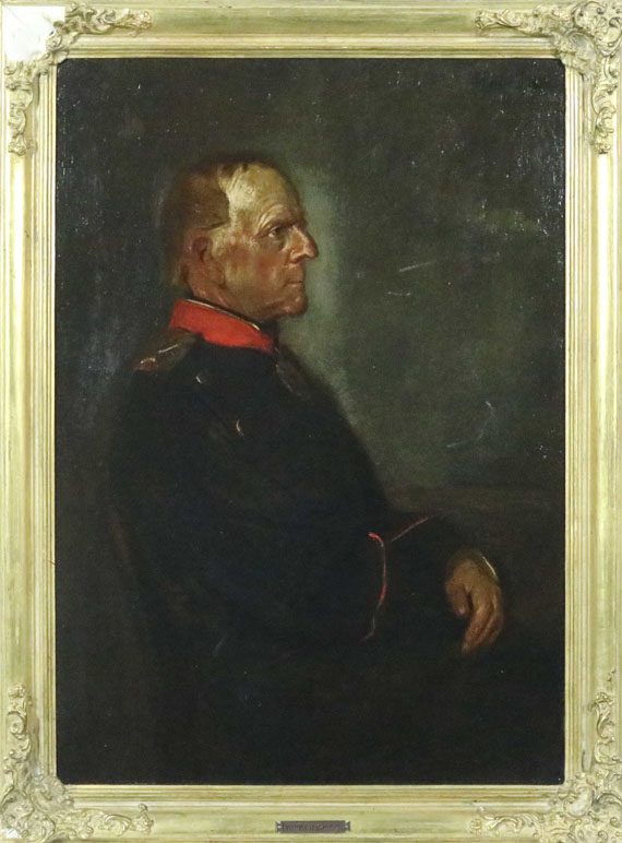 Lenbach - Porträt Helmut Graf von Moltke