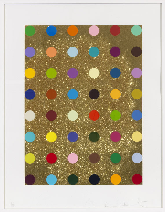 Damien Hirst - Aurous Iodide - Rahmenbild