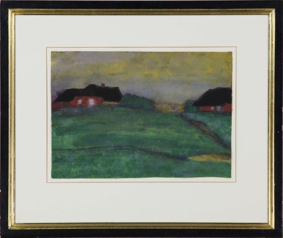 Emil Nolde - Marschlandschaft - Rahmenbild