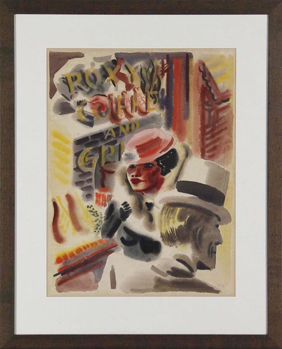 George Grosz - Roxy Coffee - Rahmenbild