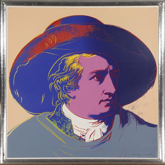 Andy Warhol - Goethe - Rahmenbild