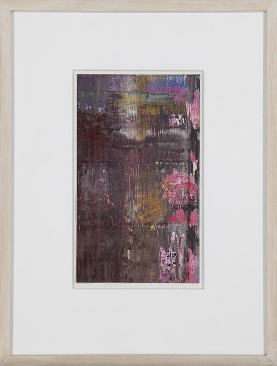 Gerhard Richter - 11 Nov. 1996 (Teil des verworfenen Abstrakten Bildes 802-4) - Rahmenbild