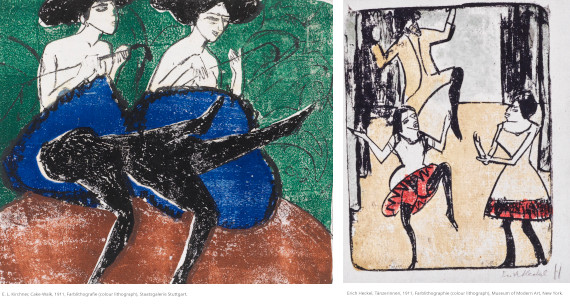 Ernst Ludwig Kirchner - Tanz im Varieté - Weitere Abbildung