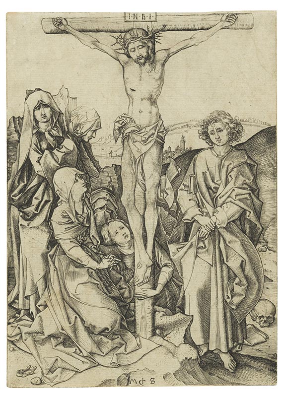 Martin Schongauer - Christus am Kreuz